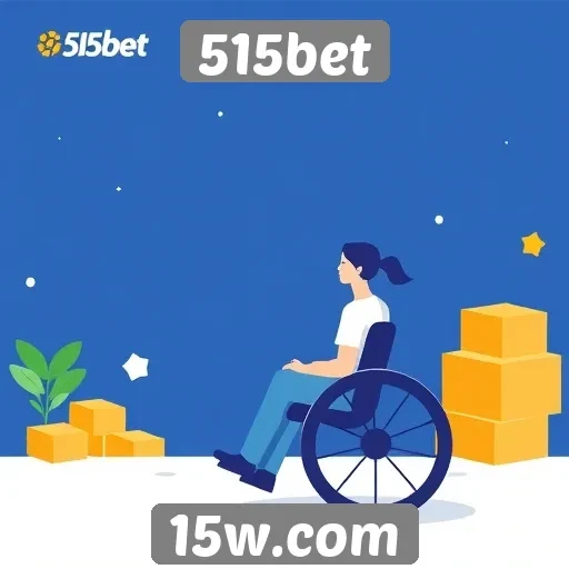 Acessibilidade e design responsivo do site 515bet