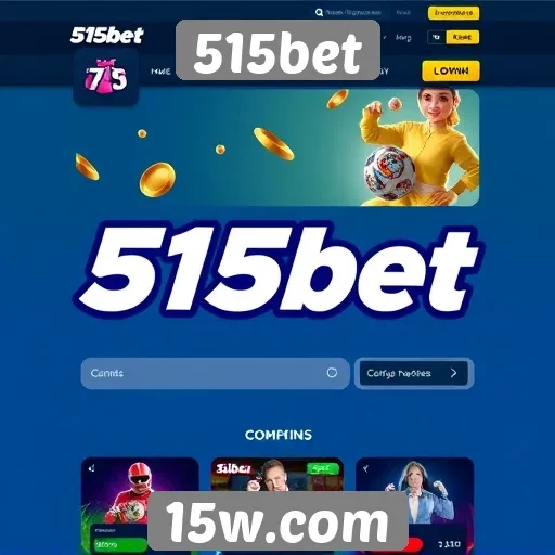 Exploração de recursos de usabilidade do site 515bet