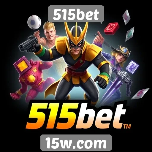 A variedade de jogos disponíveis na 515bet